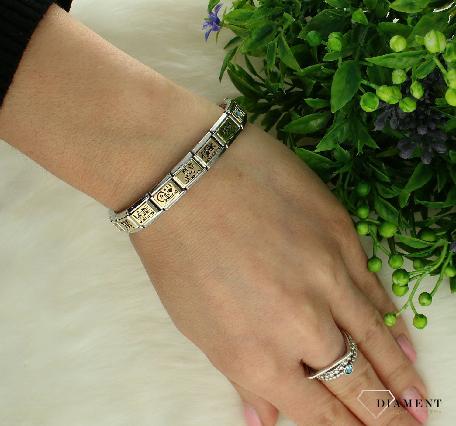 Nomination Link 18K zawieszka złoto 'Piłkarz' 030166 47.png